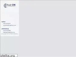 Sites similar to freight24.co.za