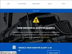 Sites similar to freightbrokeralert.com