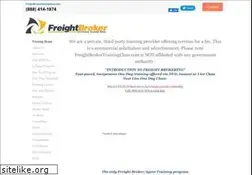 Sites similar to freightbrokertrainingclass.com