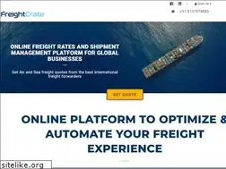 Sites similar to freightcrate.in
