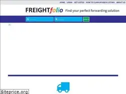Sites similar to freightfolio.com