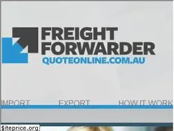 Sites similar to freightforwarderquoteonline.com.au