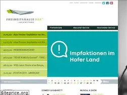 Sites similar to freiheitshalle-hof.de
