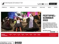 Sites similar to freilichtspiele-hall.de