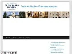 Sites similar to freimaurermuseum.at