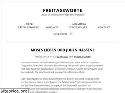 Sites similar to freitagsworte.de