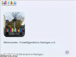 Sites similar to freiwilligenboerse-ratingen.de