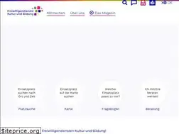 Sites similar to freiwilligendienste-kultur-bildung.de