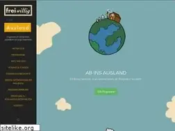 Sites similar to freiwilliginsausland.de