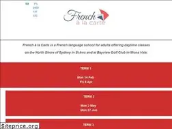 Sites similar to frenchalacarte.com.au