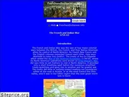 Sites similar to frenchandindianwar.info