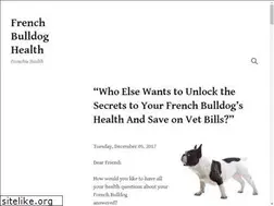 Sites similar to frenchbulldoghealth.com