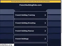 Sites similar to frenchbulldoglinks.com