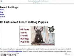 Sites similar to frenchbulldogs820088033.wordpress.com