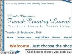 Sites similar to frenchcountrylinens.com