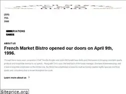 Sites similar to frenchmarketbistro.com