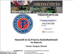 Sites similar to frenchparts.hu