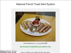 Sites similar to frenchtoastalert.com