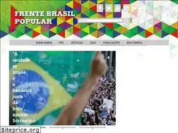 Sites similar to frentebrasilpopular.org.br