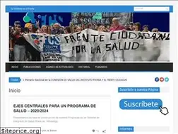 Sites similar to frenteciudadanoporlasalud.com