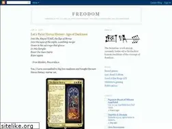 Sites similar to freodom.blogspot.com
