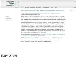 Sites similar to frequenz.uni-freiburg.de