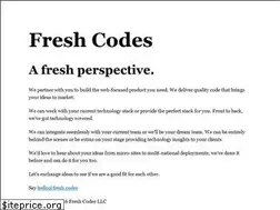 Sites similar to fresh.codes