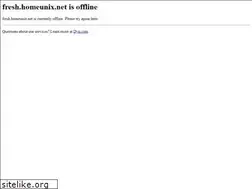 Sites similar to fresh.homeunix.net
