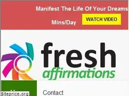 Sites similar to freshaffirmations.com
