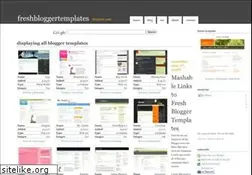 Sites similar to freshbloggertemplates.blogspot.com