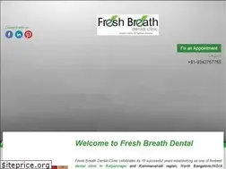 Sites similar to freshbreathdentalclinic.in