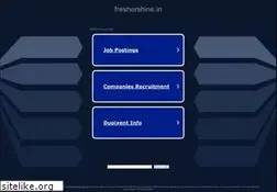 Sites similar to freshershine.in