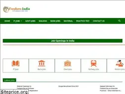 Sites similar to freshersindia.in
