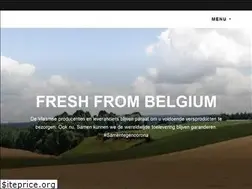 Sites similar to freshfrombelgium.com