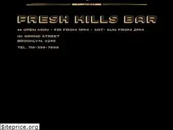 Sites similar to freshkillsbar.com