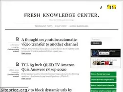 Sites similar to freshknowledgecenter.com