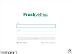 Sites similar to freshletters.com
