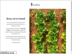 Sites similar to freshlist.com