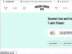 Sites similar to freshlybakedtees.com