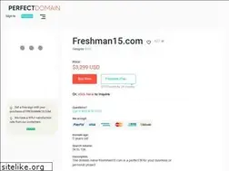 Sites similar to freshman15.com