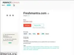 Sites similar to freshmantra.com
