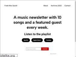 Sites similar to freshnewsound.org