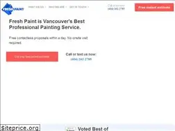 Sites similar to freshpaint.ca