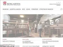 Sites similar to freunde-des-rosgartenmuseums.de