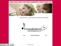 Sites similar to freundeskreis-mdr-kinderchor.de