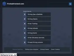 Sites similar to fricksdriversed.com