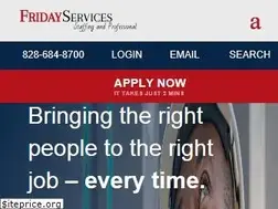 Sites similar to friday-staffing.com