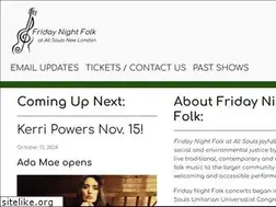 Sites similar to fridaynightfolk.org