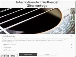 Sites similar to friedberger-gitarrentage.de