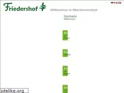 Sites similar to friedershof.de